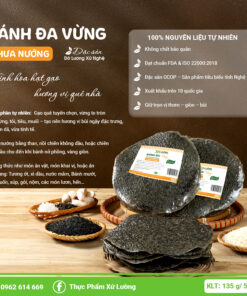 Bánh đa vừng đen chưa nướng xứ lường