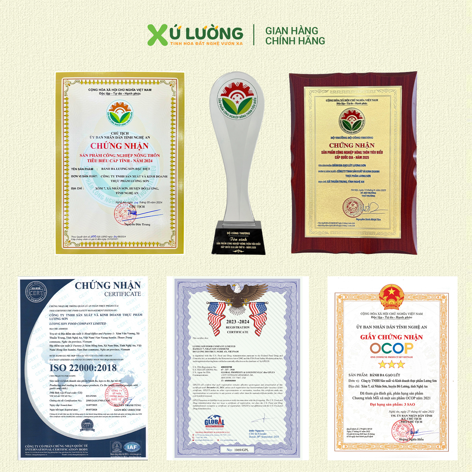 Chứng nhận cấp quốc gia